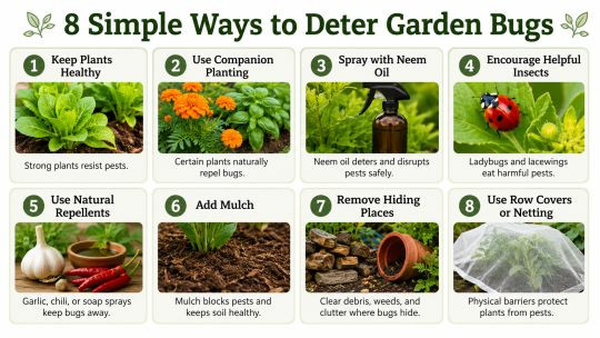 8 Simple Ways to Deter Garden Bugs