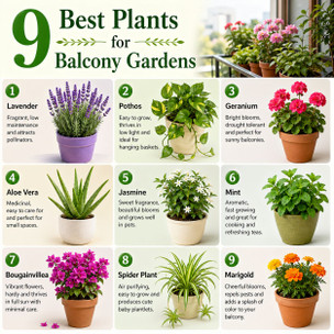 9 Best Plants for Balcony Gardens