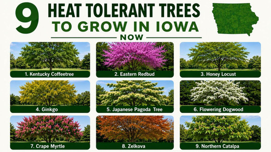 9 Heat-Tolerant Trees to Grow in Iowa Now