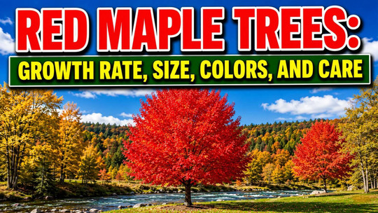 Red Maple Trees: Growth Rate, Size, Colors, and Care