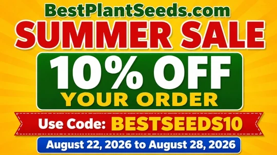 BestPlantSeeds.com Summer Sale: Save 10% on Your Order
