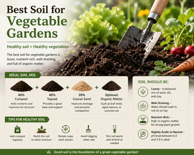 Best Soil for Vegetable Gardens