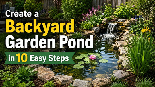 Create a Backyard Garden Pond in 10 Easy Steps