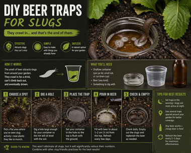 Create a DIY Garden Slug Beer Trap
