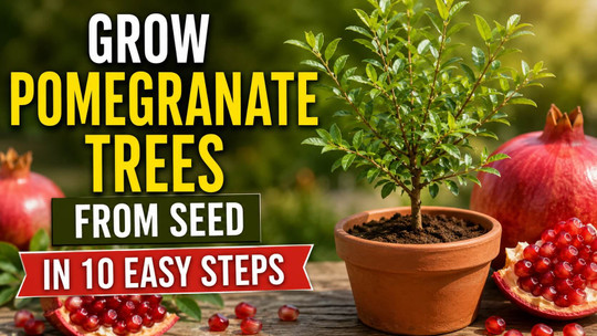 Grow Pomegranate Trees from Seed in 10 Easy Steps