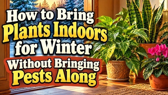 How to Bring Plants Indoors for Winter Without Bringing Pests Along