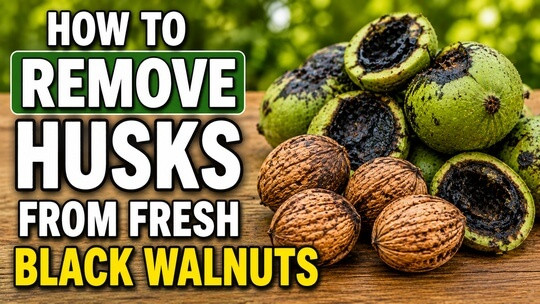 How to Remove Husks From Fresh Black Walnuts