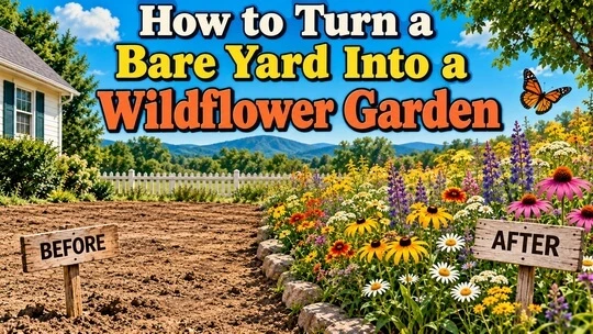 How to Turn a Bare Yard Into a Wildflower Garden