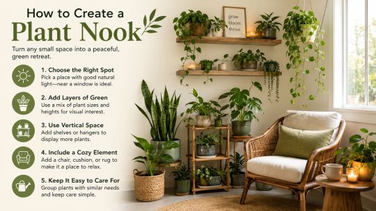 How to Create a Cozy Plant Nook