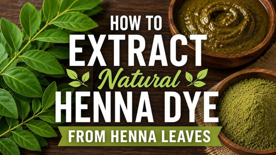 How to Extract Natural Henna Dye from Henna Leaves