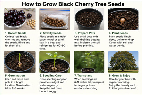 How to Grow Black Cherry Tree Seeds