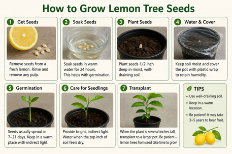 How to Grow Lemon Tree Seeds
