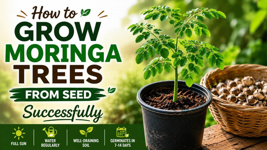 How to Grow Moringa Trees from Seed Successfully