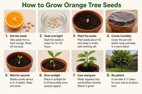 How to Grow Orange Tree Seeds