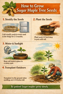 How to Grow Sugar Maple Tree Seeds