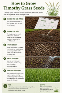 How to Grow Timothy Grass Seeds