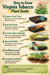How to Grow Virginia Tobacco Plant Seeds