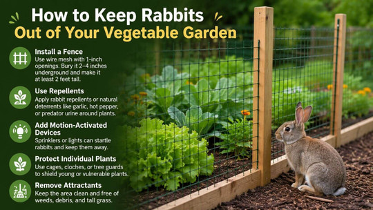 How to Keep Rabbits Out of Your Vegetable Garden