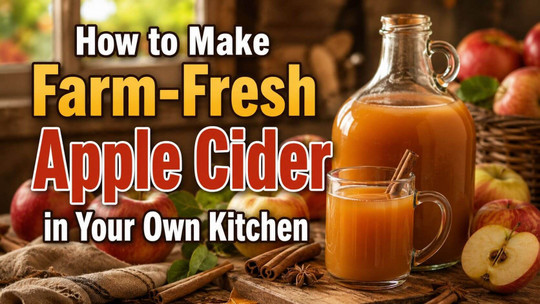 How to Make Farm-Fresh Apple Cider in Your Own Kitchen