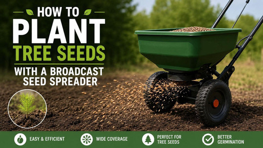 How to Plant Tree Seeds with a Broadcast Seed Spreader