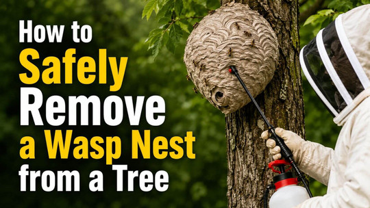 How to Safely Remove a Wasp Nest from a Tree