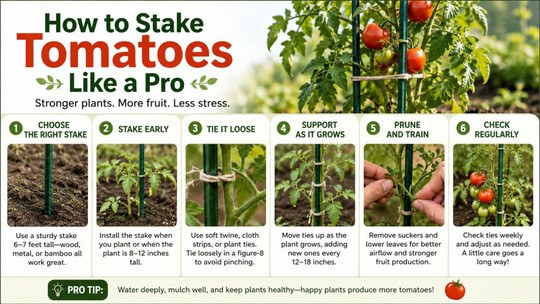 How to Stake Tomatoes Like a Pro