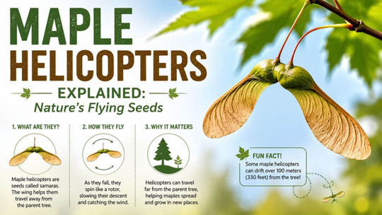 Maple Helicopters Explained: Nature’s Flying Seeds