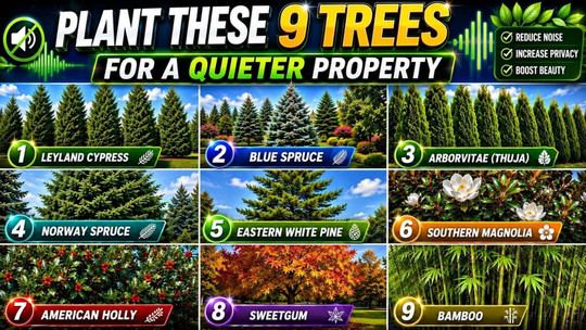 Plant These 9 Trees for a Quieter Property