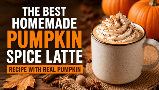 The Best Homemade Pumpkin Spice Latte Recipe With Real Pumpkin