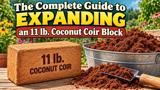 The Complete Guide to Expanding an 11 lb. Coconut Coir Block
