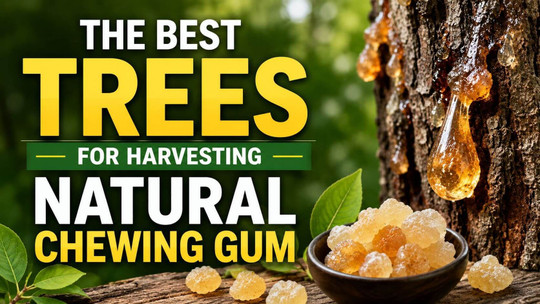 The Best Trees for Harvesting Natural Chewing Gum