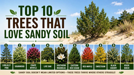 Top 10 Trees That Love Sandy Soil