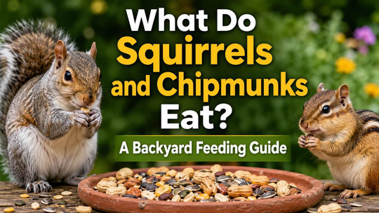 What Do Squirrels and Chipmunks Eat? A Backyard Feeding Guide