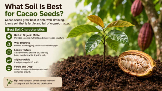 What Soil Is Best for Cacao Seeds?