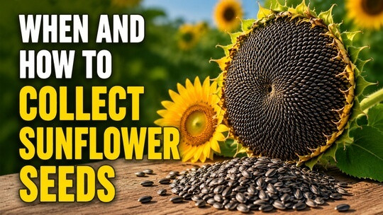 When and How to Collect Sunflower Seeds