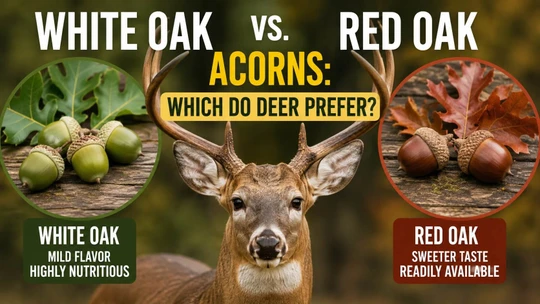 White Oak vs. Red Oak Acorns: Which Do Deer Prefer?