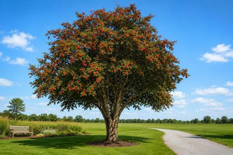 European Mountain Ash Tree
