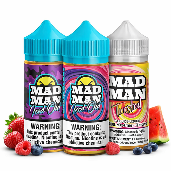 Juice Freebase MadMan 100ml 3mg em promoção, tem na Vape Elite! Os menores preços em Vapes,  Juice, Pod e Whisky com entrega garantida você encontra aqui. Confira!