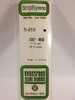 EVG213 Round Rod .100 (2.5MM) OD WHITE POLYSTYRENE