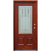 Wood Door pkg(6) -- With 4-Lite To