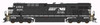 GE ES44AC w/LokSound & DCC -- Norfolk Southern #8115 (black, Horse Head Logo)