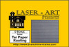 946 Laser-Art Roofing Shingle -- Tar Paper Style