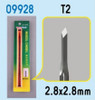TSM9928  Model Micro Chisel: 2.8mm x 2.8mm Diamond Tip