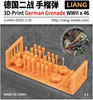 LIA0420 3D-Print German Grenade WWII x 46 (1/35)