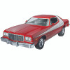 854023 1:25 Starsky and Hutch Ford Torino Plastic Model 854023 1:25 Starsky and Hutch Ford Torino Plastic Model