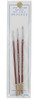 ABS58B Red Sable 3pc Brush Set 10/0-5/0-0