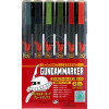 GNZGMS108  Gundam Marker Zeon Set of 6 at MRS Hobby Shop, Sandy Utah, 84070