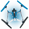 E06BW XL 370 FPV Drone w/1080P Camera RTF Blue E06BW XL 370 FPV Drone w/1080P Camera RTF Blue