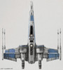 BAN202289 Resistance X-Wing Star Fighter "Star Wars: The Force Awakens", Bandai Star Wars 1/72 Plastic Model