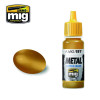 AMM0197 AMMO by Mig Metal Acrylic Color - Brass (17ml bottle)